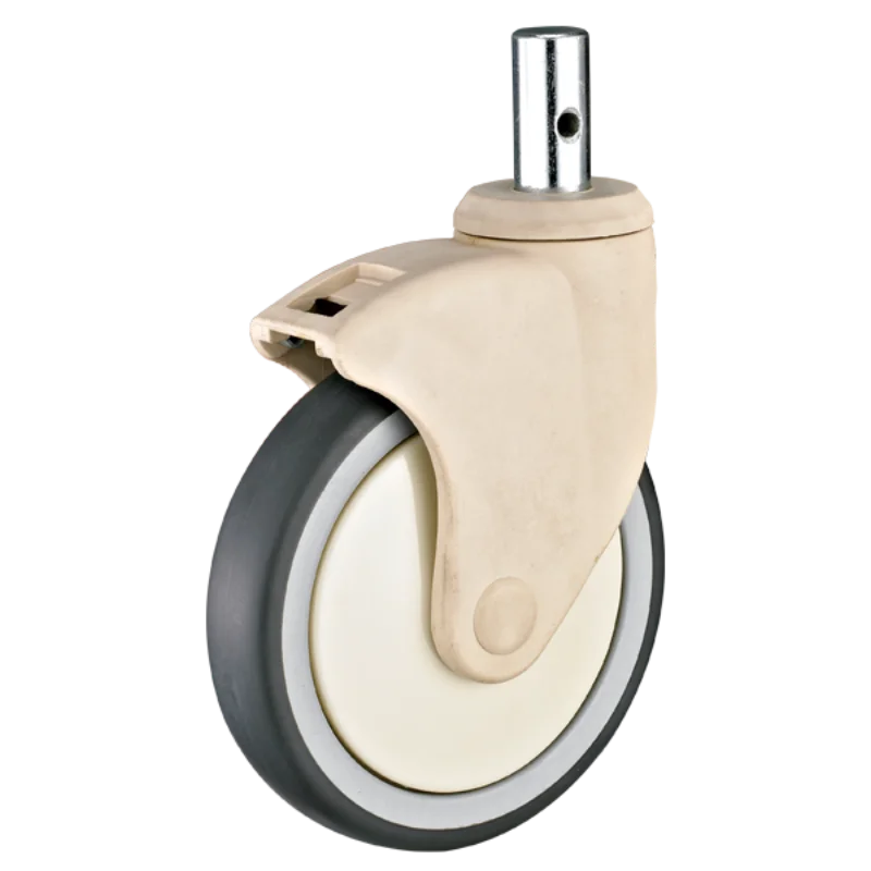 Medical-grade TPR caster
